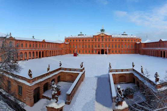 Schloss Rastatt im Winter